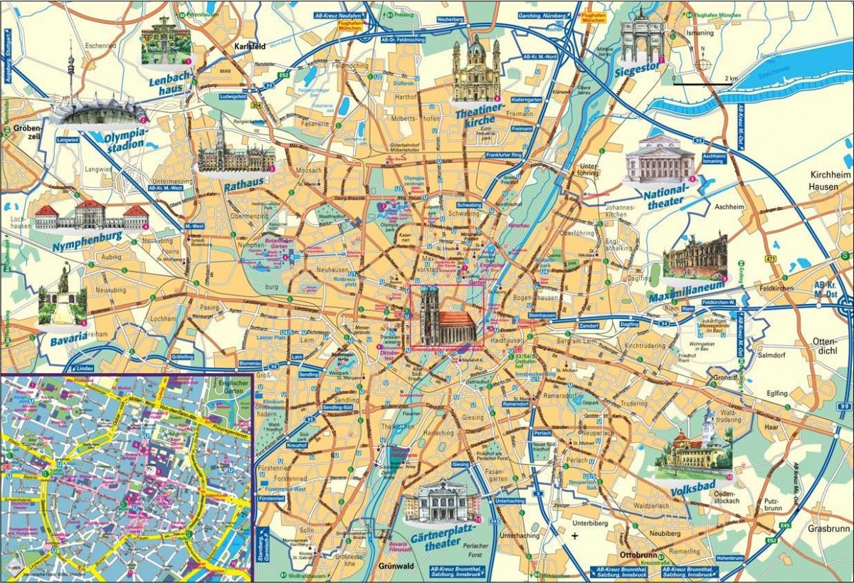 peta bandar munich jerman