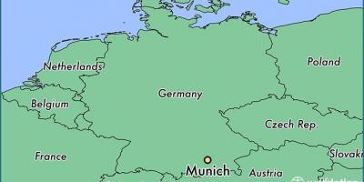 Munich dalam peta