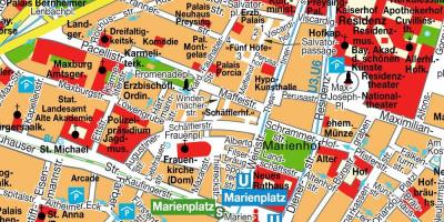 Peta jalan munich pusat bandar