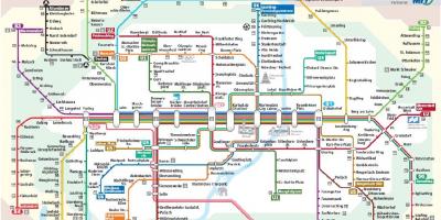 Munich s1 peta kereta api